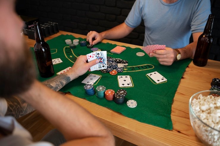 Tampilan meja Blackjack live di aplikasi mobile rapspoint